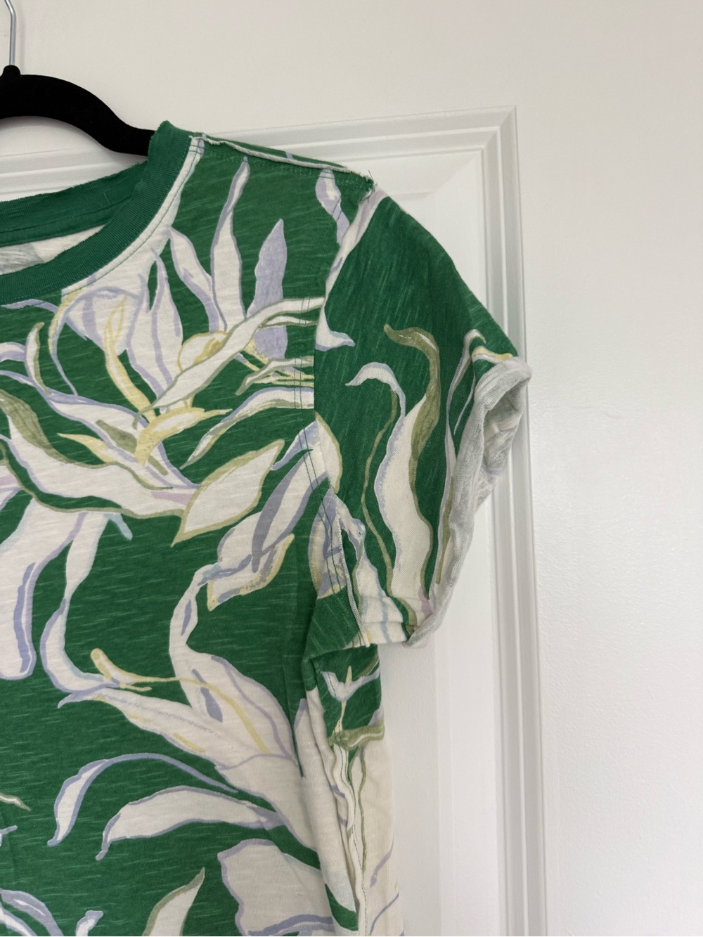 Maeve Anthropologie 100% Cotton Floral Printed Shirt size Small - Picture 2 of 7
